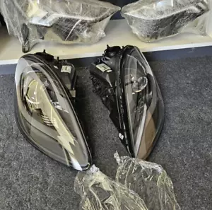 2017-2024 PORSCHE CAYMAN 718 BOXSTER HEADLIGHTS LEFT & RIGHT SIDE LED OEM - Picture 1 of 9