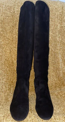 Lanvin Paris Suede Leather Tall/wedge Boots With Dust Bag Excellent Size 37 - Image 1 of 4