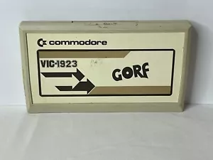 Gorf - Commodore VIC-20 VIC-1923 Authentic Cartridge Only Cleaned Tested - Picture 1 of 8