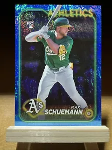 Tarjeta de novato 2024 Topps Update Max Schuemann lámina azul #US220/999 - Imagen 1 de 2