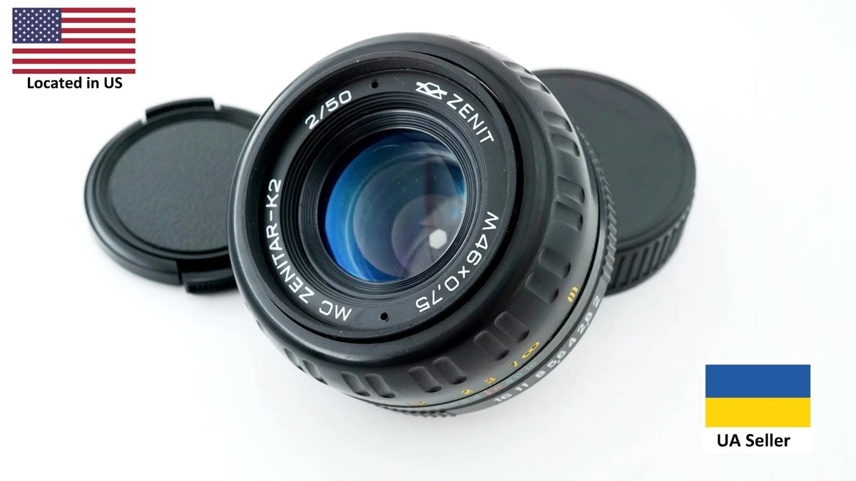 Zenitar f/2 Camera Lenses 50mm Focal for sale | eBay