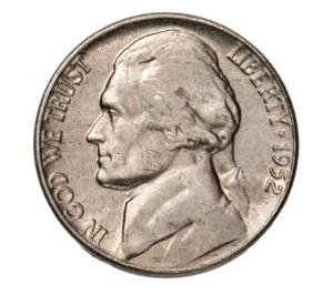 1952 P Jefferson Nickel - Picture 1 of 2