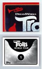 Trolls World Tour #1 Topps 2020 Furry Sticker