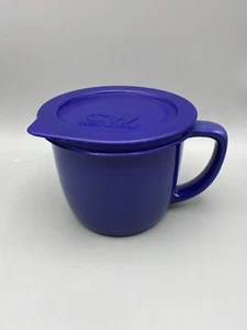 CW by Corningware Indigo Blue Oversized Mug 20oz Lidded FREE SHIPPING! - Picture 1 of 10