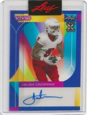 2023 LEAF VIVID PRE PRODUCTION JALEN CROPPER AUTO RC #'D 1/1