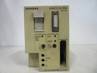 Siemens Simatic S5-100U CPU102 6ES5 102-8MA02 6ES5102-8MA02 - Immagine 1 di 2