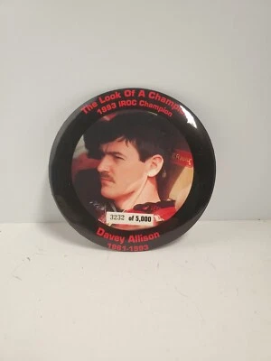 Prendedor de 6 pulgadas vintage Davey Allison The Look Of A Champion 1993 Iroc Champion Foto 1 de 2