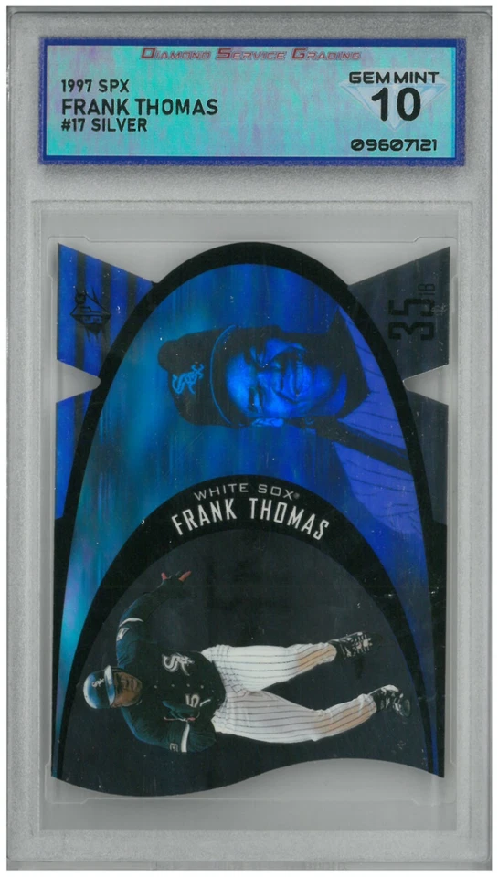 1997 Upper Deck SPX FRANK THOMAS #SPX17 Silver💎 DSG 10 Gem Mint - Image 1 of 2