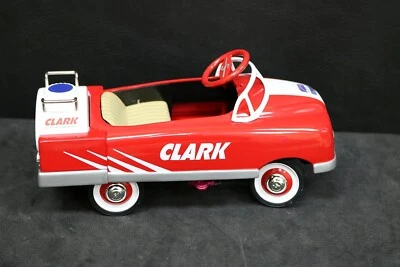 CROWN PREMIUMS RED CLARK 1948 BMC OIL TANKER PEDAL CARS DIE CAST BANK  NIB #809 - Image 1 of 4