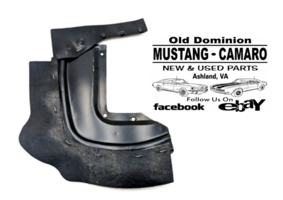 Mustang 1967-1968 protector contra salpicaduras delantero con sello de goma - conductor Foto 1 de 4