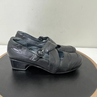 Josef Seibel Marissa Black Mary Jane Heel Pump Shoes size 40 / 9.5 - Image 1 of 4