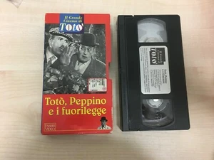 VHS TOTO' Totò PEPPINO E I FUORILEGGE IL GRANDE TOTO' FABBI VIDEO (MIS) - Imagen 1 de 2
