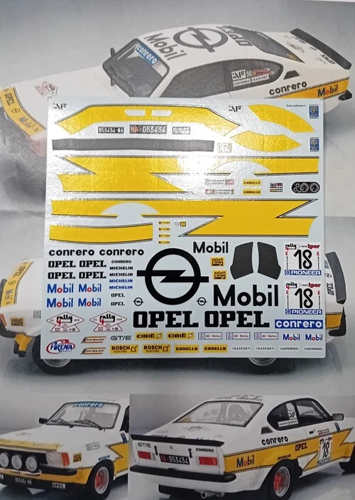 decal 1/24 OPEL KADETT GT/E 2,0 Gr.2 CONRERO RALLY 4 REGIONI 1978 Arena D24556 - Immagine 1 di 1