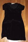 Marian & Maral Woman's Black Stretchy Velour Dress Size small