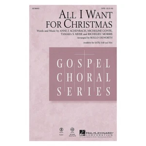 Hal Leonard All I Want for Christmas ShowTrax CD Arranged by Rollo Dilworth - Picture 1 of 1