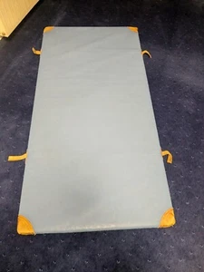 Original Vintage Turnmatte, Bodenturnenmatte Lederecken, Sportmatte 100x200 - Bild 1 von 6