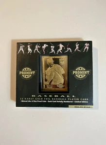 Promint Sport Collection 22 Karat Gold Foil Card Nolan Ryan Limited Edition  - Picture 1 of 2