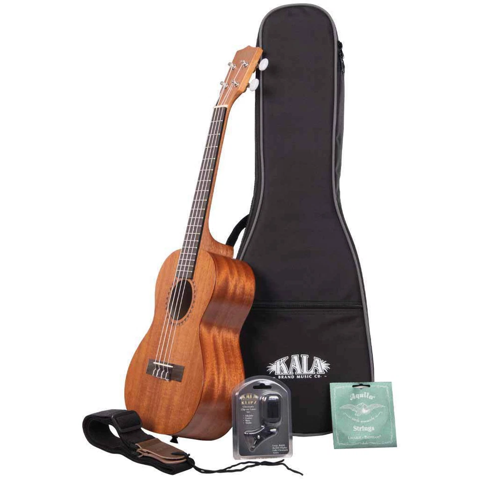 Kala KA-15T Satin Mahogany Tenor Ukulele Bundle - Image 1 of 1