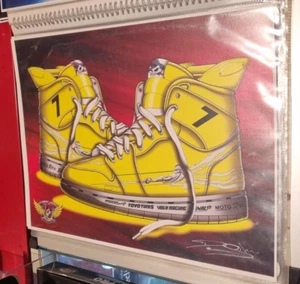 Fast and Furious Custom Art Print shoes yellow - A3 size - Signed - Picture 1 of 1