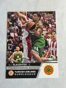 2015-16 UD Euroleague AJ Slaughter #E-31 Panathinaikos Atenas - Imagen 1 de 2