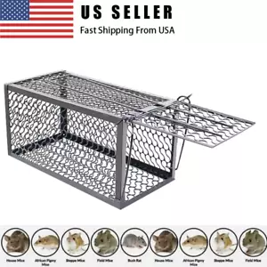 New Cage Trap Live Humane for Squirrel Chipmunk Rat Mice Rodent Animal Catcher - Picture 1 of 23