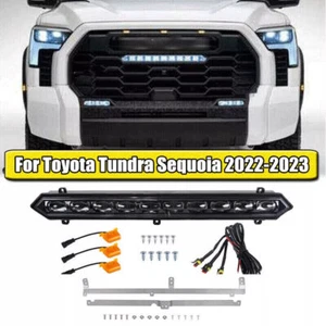 Para Tundra Para PRO 2022 2023 Parrilla Delantera Luces Barra LED y 3 Lámpara Ámbar Nuevo, - Imagen 1 de 10