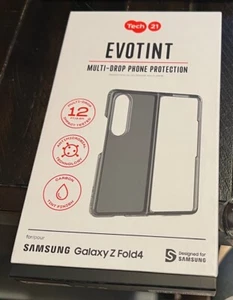 Tech21 EvoTint Series Case for Samsung Galaxy Z Fold4 - Tint Black - NEW - Picture 1 of 1