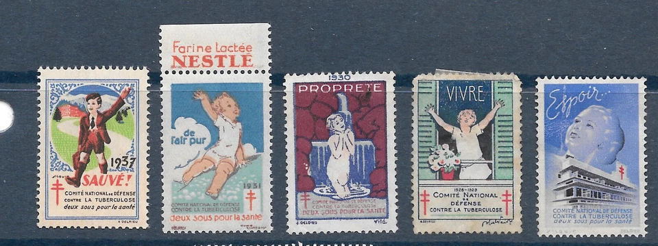 FRANCE : vignettes contre la tuberculose - Photo 1/1
