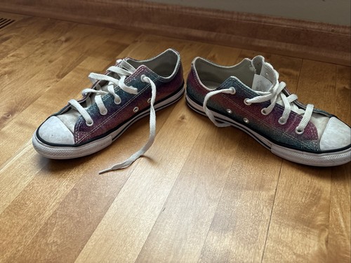 Sneakers basse Converse All Star Chuck Taylor arcobaleno giovanili taglia 3