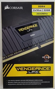 VENGEANCE® LPX 32GB (2 x 16GB) DDR4 DRAM 3600MHz C18 AMD Ryzen Memory Kit - Picture 1 of 2