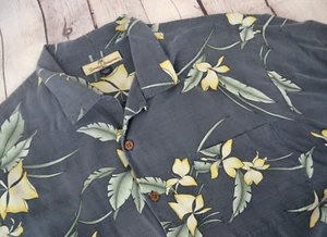 Tommy Bahama Herren Kurzarm Knopfleiste Seide Hawaiihemd GRÖSSE LARGE - Bild 1 von 6