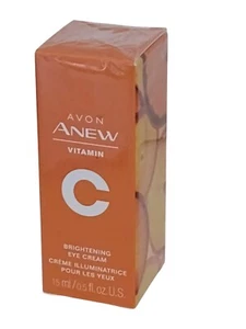 Avon ANEW VITAMIN C BRIGTENING EYE CREAM for Dark Circles 0.5 fl oz Sealed Box - Picture 1 of 24