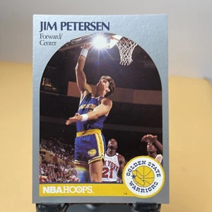 Jim Petersen handsignierte 1990 Reifen Karte Golden State Warriors - Bild 1 von 2