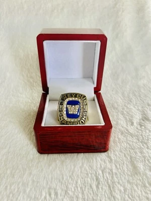 1990 Grey Cup Champions Ring W Box, Winnipeg Blue Bombers, Canadian Football - Image 1 of 3