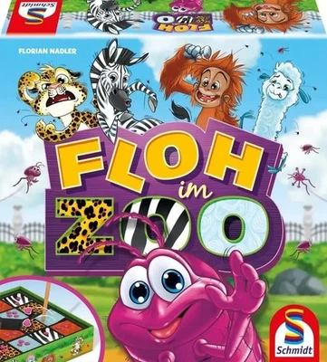 Schmidt Floh im Zoo 40637 Deutsch Kinderspiel Kartenspiel Familienspiel Spiele - Bild 1 von 3