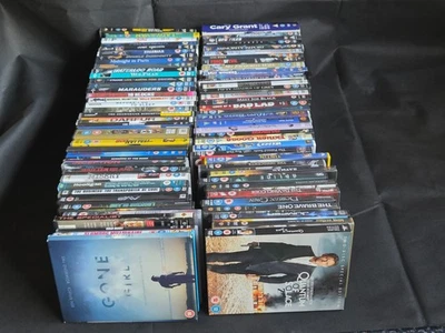 Job Lot 90 DVDs Movies Wholesale Bundle Films Mixed Car Boot Market Charity Sale - Image 1 of 2