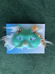 Handmade Mermaid Cat Therian Face Mask - Picture 1 of 5