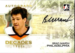 2010-11 In the Game Decades 1980s - Autographs Brad Marsh #A-BM (AU) 2 - Bild 1 von 2