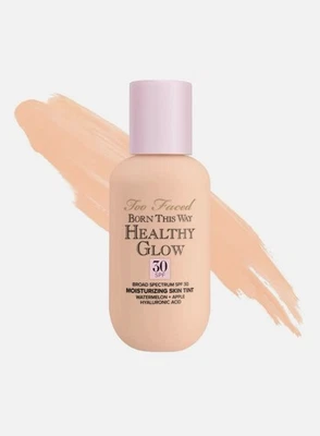 Too Faced, Foundation Born This Way Healthy Glow SPF 30, Porcelain, NEW IN BOX - Image 1 of 2