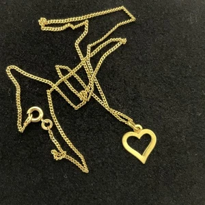 Anhänger 8 kt Gelbgold offenes Herz - Bild 1 von 3