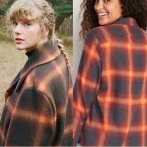 Taylor Swift Evermore Dupe Old Navy Boyfriend karierter Flanell Damen Small Swifty - Bild 1 von 10