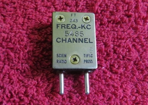 5485 KC kHz FT-243 Ham Radio Crystal TESTED - Picture 1 of 3
