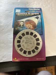 AMERICA NELLO SPAZIO Mercury & Gemini 3D View-Master Set di 3 bobine 21 immagini 3d - Foto 1 di 9