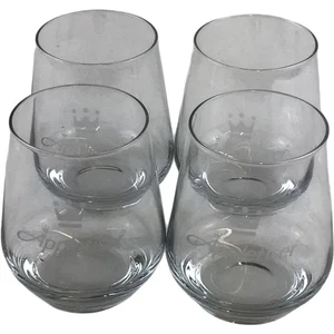 Appletiser Glas Becher 4er Set klar Trinkgeschirr Sammelgläser - Bild 1 von 6