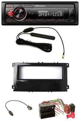 Pioneer MP3 DAB 1DIN AUX USB Autoradio für Ford C-Max Galaxy Focus ab 2007 glänz - Bild 1 von 4