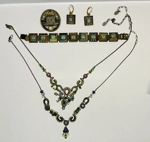 Ayala Bar 2 Collares Pulsera Prendedor / Broche Pendientes J - Imagen 1 de 3