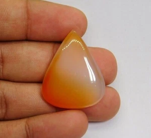 Piedra preciosa suelta cabujón de cornalina 100 % natural superior para joyería 41 quilates ME-4024 - Imagen 1 de 3