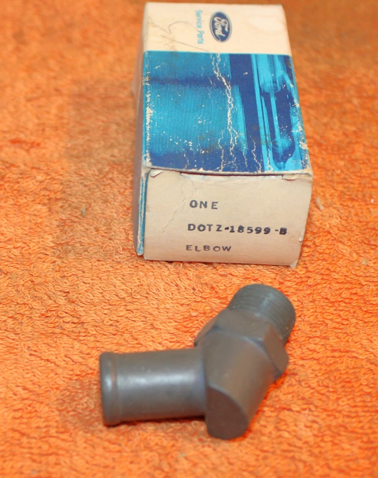 Ford P350 P400 P500 1970 panel entrega nuevo Dorset diésel calentador manguera codo Foto 1 de 3