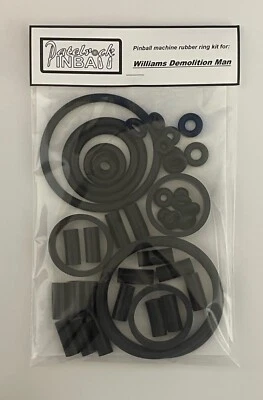 1994 Williams Demolition Man Pinball Machine Rubber Ring Kit DM - Image 1 of 3