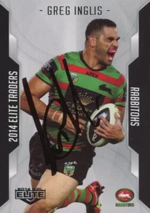 Signed 2014 South Sydney Rabbitohs NRL Premiers ESP Elite Card - Greg Inglis - Bild 1 von 3